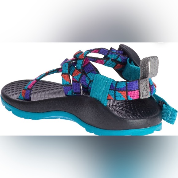 Chaco Unisex Kids ZX1 Ecotread J180264 Sport Sandals Break Teal Blue You… - Picture 12 of 14